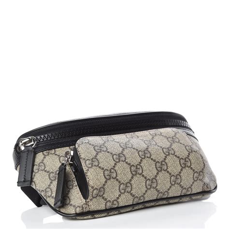 gucci gg 3622|GUCCI GG Supreme Monogram Belt Bag Black .